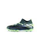 PUMA FUTURE 7 MATCH FG/AG JR - GRAY SKIES/PUMA WHITE/FIZZY APPLE